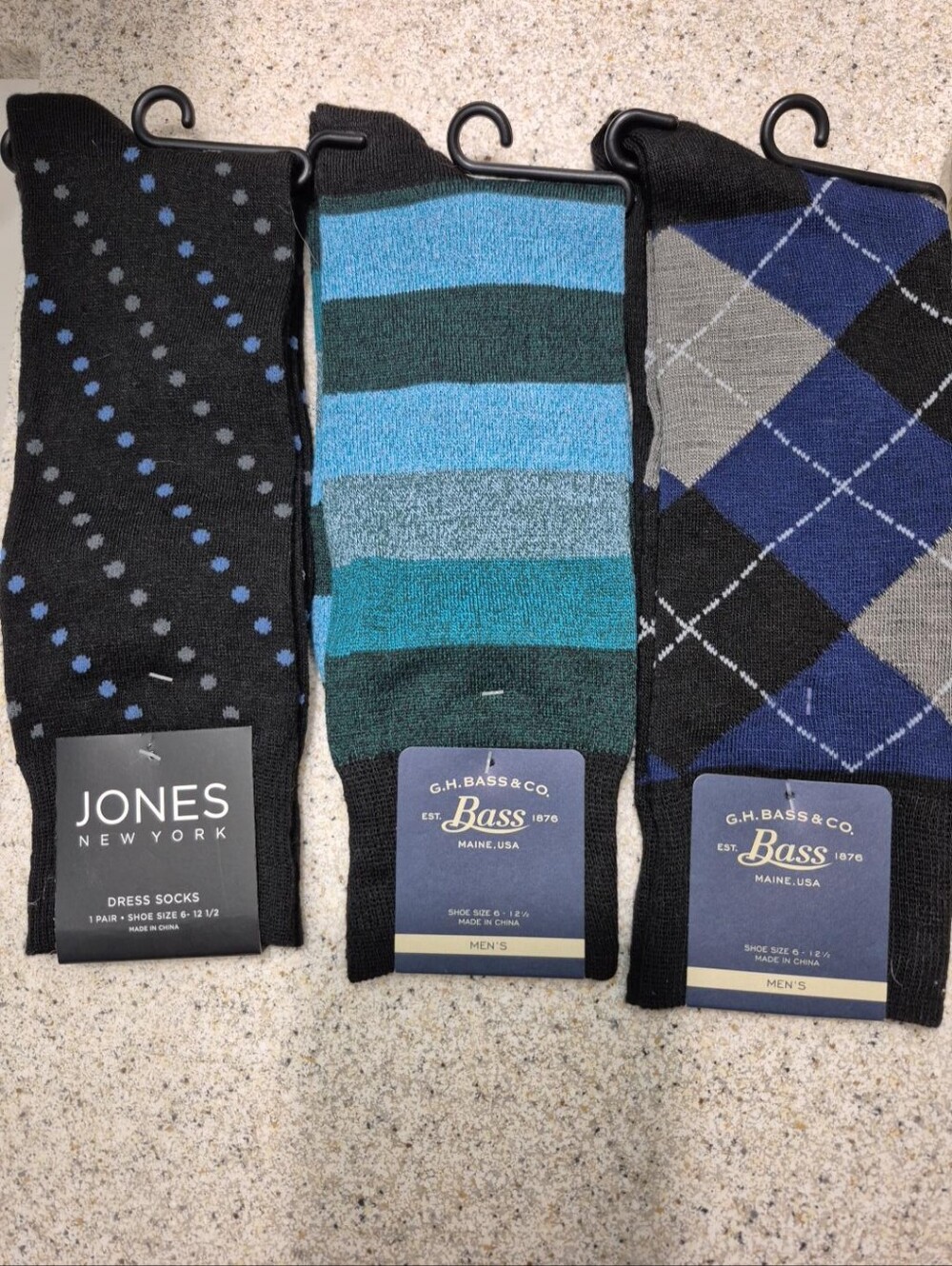 3 Pair Mens Dress Sockd